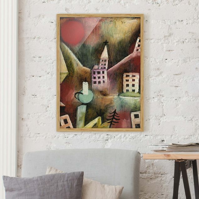 quadro astratto Paul Klee - Villaggio distrutto