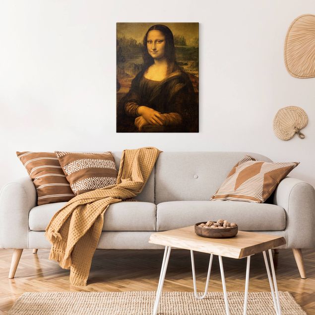 Quadro su tela oro - Leonardo da Vinci - Monna Lisa