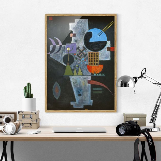 quadro astratto Wassily Kandinsky - Forma a croce