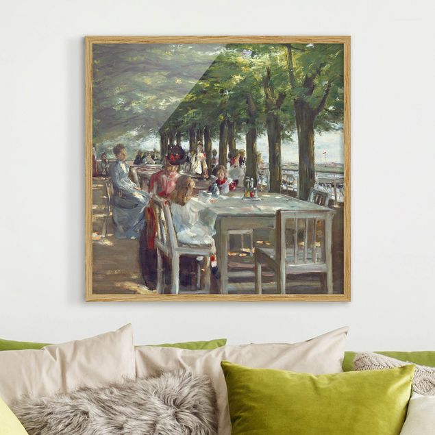 Poster con cornice - Max Liebermann - The Terrace Restaurant Jacob - Quadrato 1:1