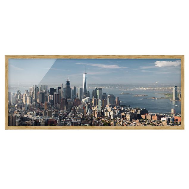 Poster con cornice - Vista Da Empire State Building - Panorama formato orizzontale