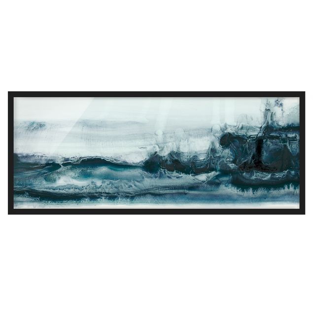 Poster con cornice - Ocean corrente I