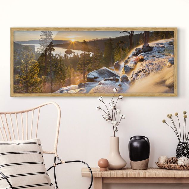 Poster con cornice - Eagle Falls - Panorama formato orizzontale
