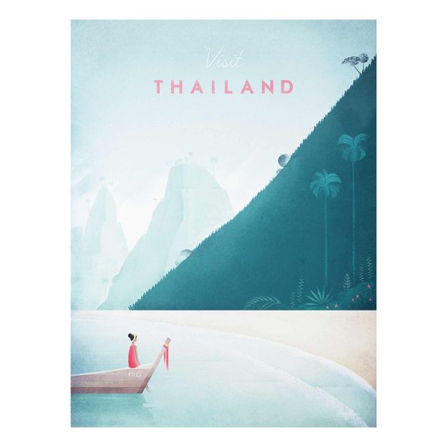 Quadro in vetro - Poster Viaggio - Thailandia - Verticale 4:3