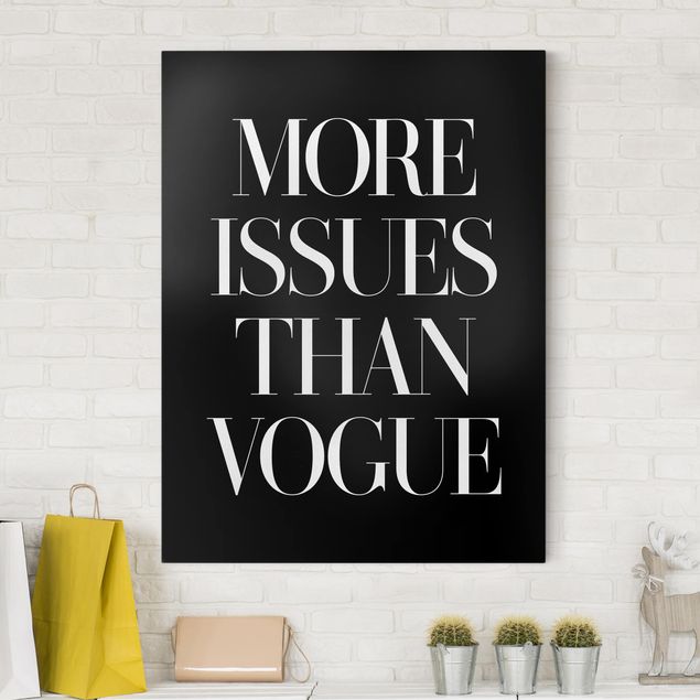 Tele bianco e nero More Issues Than Vogue