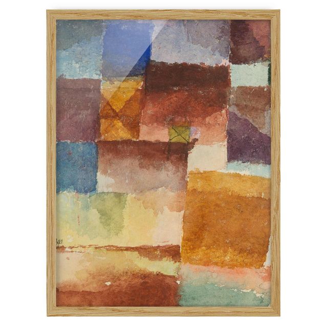 Poster con cornice - Paul Klee - In The Wasteland - Verticale 4:3