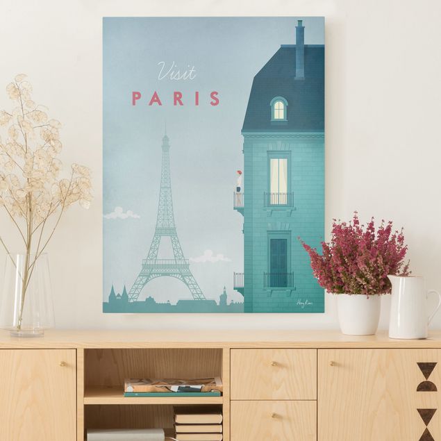 Stampe su tela parigi Poster di viaggio - Parigi