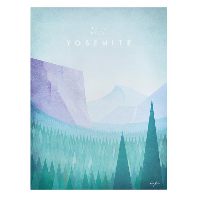 Riproduzioni su tela quadri famosi Poster di viaggio - Parco Yosemite