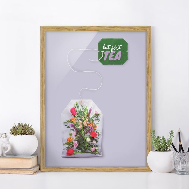 Poster con cornice - Tea Flower - Verticale 4:3