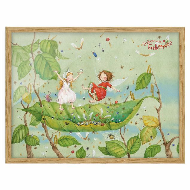 Poster con cornice - The Strawberry Fairy - Trampoline - Orizzontale 3:4