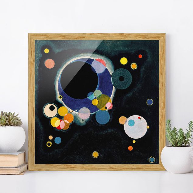 quadro astratto Wassily Kandinsky - Schizzo di cerchi