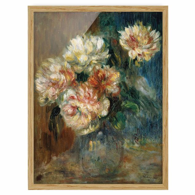 Poster con cornice - Auguste Renoir - Vase Of Peonies - Verticale 4:3