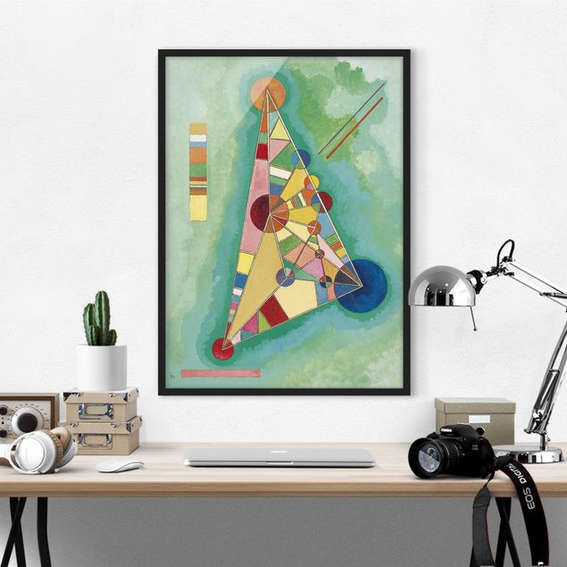 Abstrakte Malerei Wassily Kandinsky - Variegatura nel triangolo
