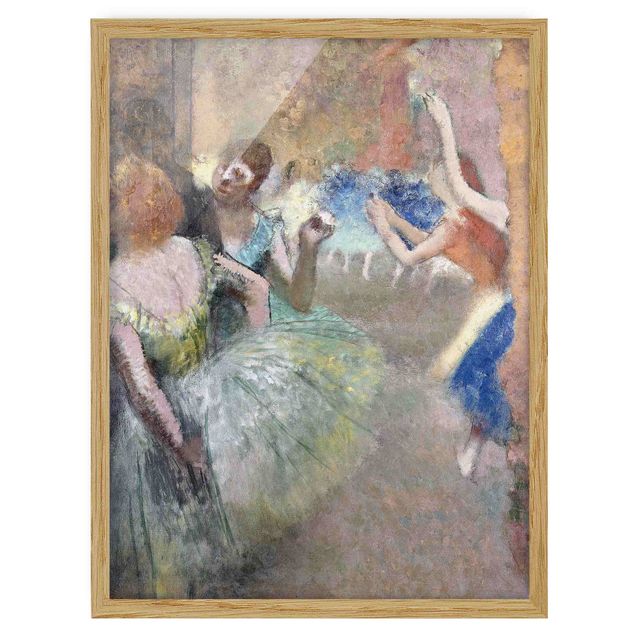 Poster con cornice - Edgar Degas - Ballet Scene - Verticale 4:3