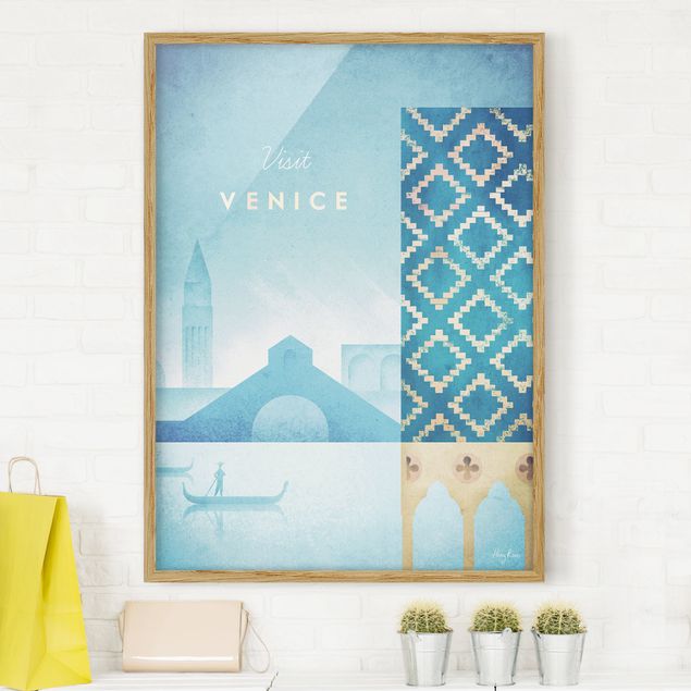 Poster con cornice - Poster viaggio - Venezia - Verticale 4:3