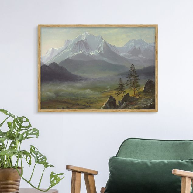 Riproduzioni di Albert Bierstadt Albert Bierstadt - Monte Bianco