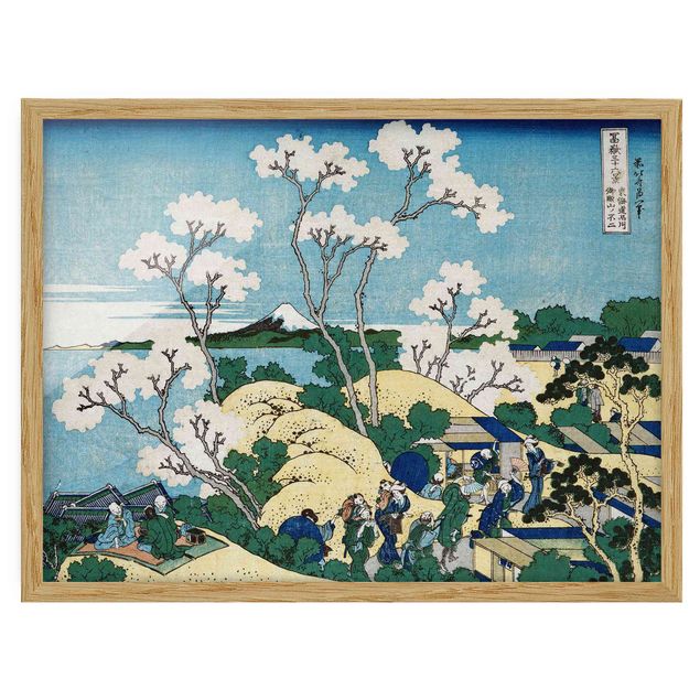 Poster con cornice - Katsushika Hokusai - The Fuji Of Gotenyama - Orizzontale 3:4
