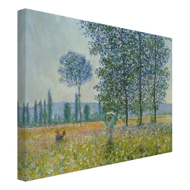 Quadri moderni per soggiorno Claude Monet - Campi in primavera