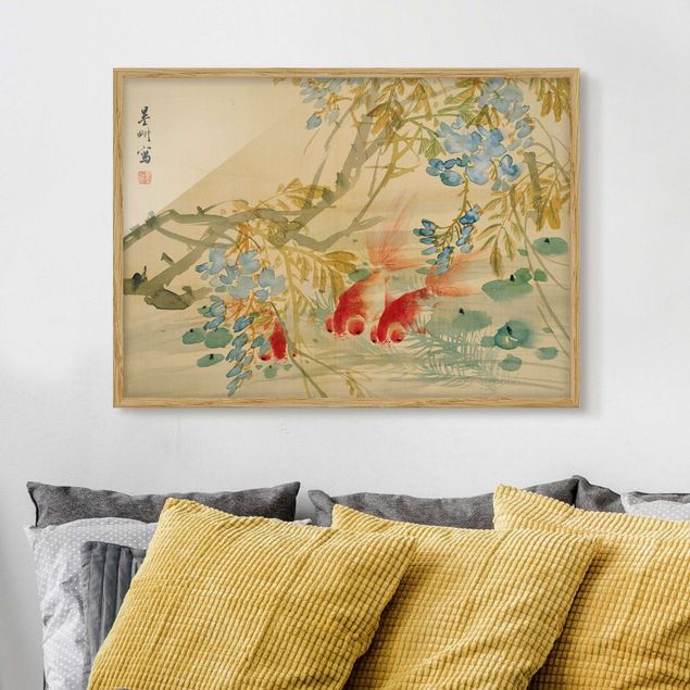 quadri con animali Ni Tian - Pesce rosso