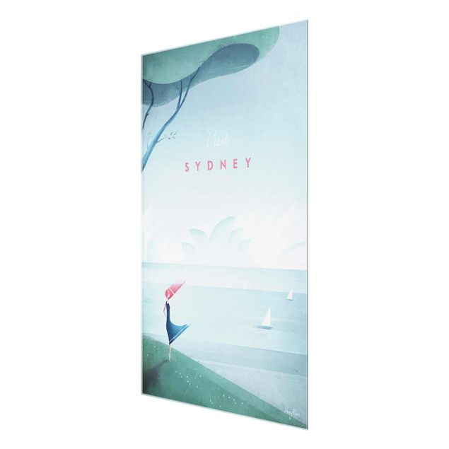 Quadro in vetro - Poster Viaggi - Sidney - Verticale 3:2