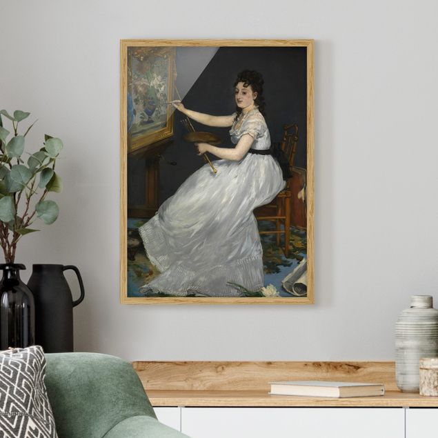 Poster con cornice - Edouard Manet - Eva Gonzalès - Verticale 4:3