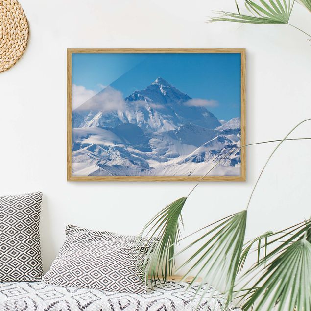 Poster con cornice - Mount Everest - Orizzontale 3:4