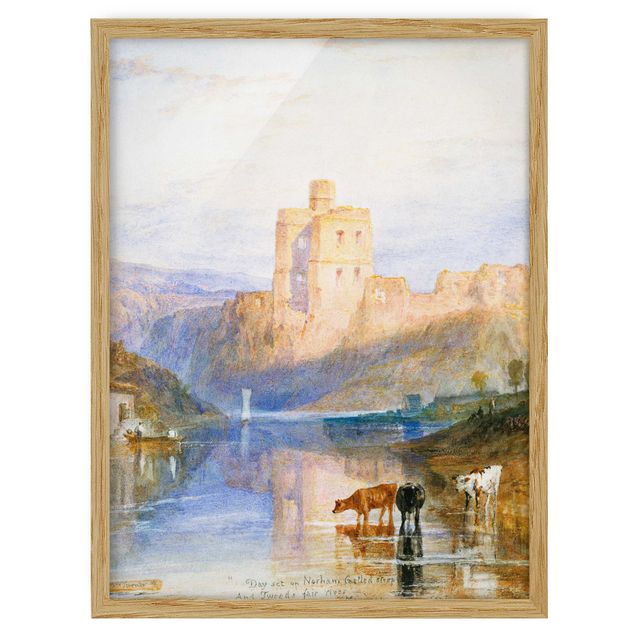 Poster con cornice - William Turner - Norham Castle - Verticale 4:3
