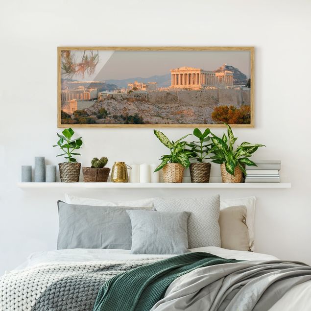Poster con cornice - Acropoli - Panorama formato orizzontale