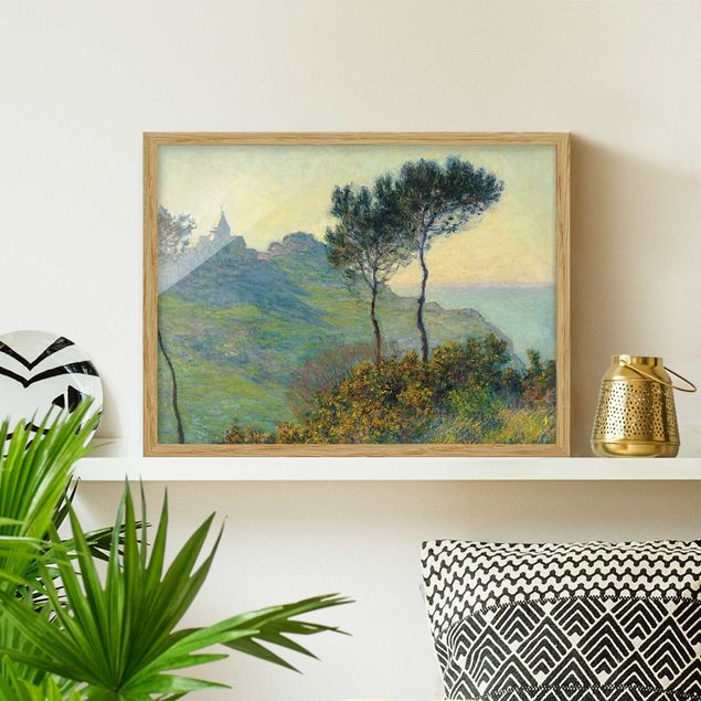 Poster con cornice - Claude Monet - Varengeville Evening Sun - Orizzontale 3:4