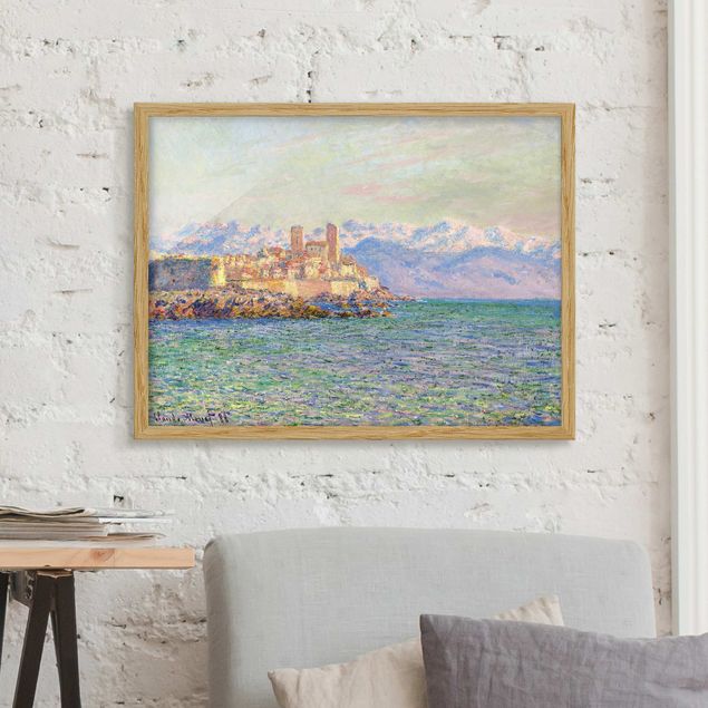 Poster con cornice - Claude Monet - Antibes Le Fort - Orizzontale 3:4