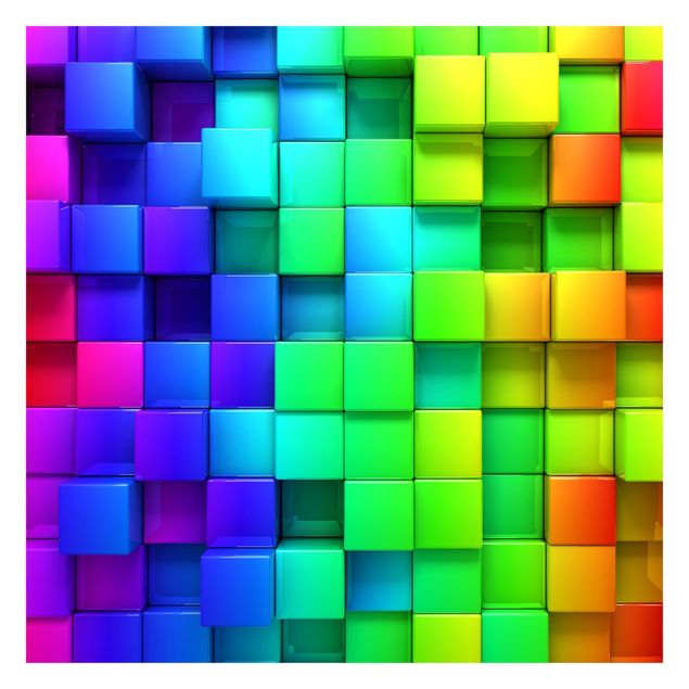 Carta da parati - 3D Cubes