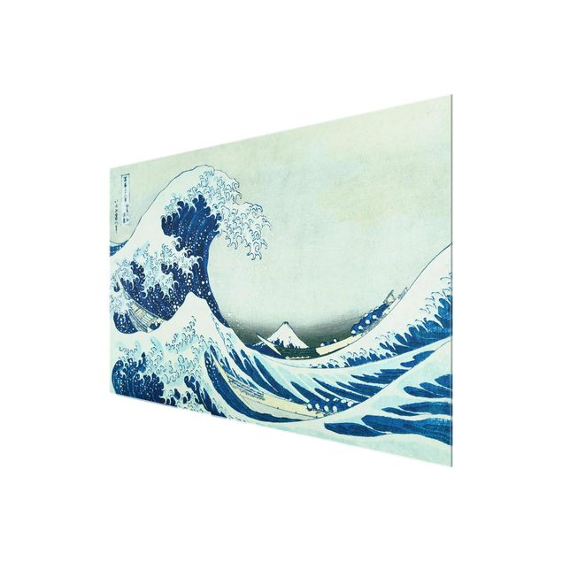 Quadro in vetro - Katsushika Hokusai - La grande onda a Kanagawa - Orizzontale 2:3