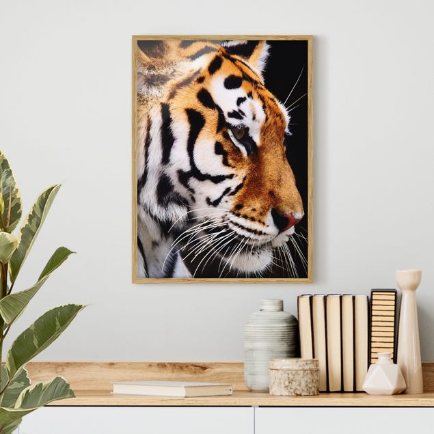 Poster con cornice - Tiger Beauty - Verticale 4:3