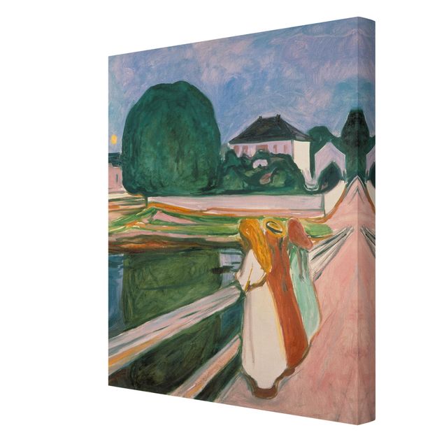 Quadri su tela - Edvard Munch - Notte Bianca