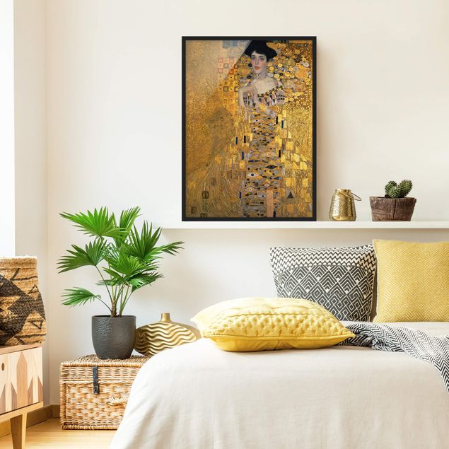 Poster con cornice - Gustav Klimt - Ritratto Adele Bloch-Bauer I - Verticale 4:3