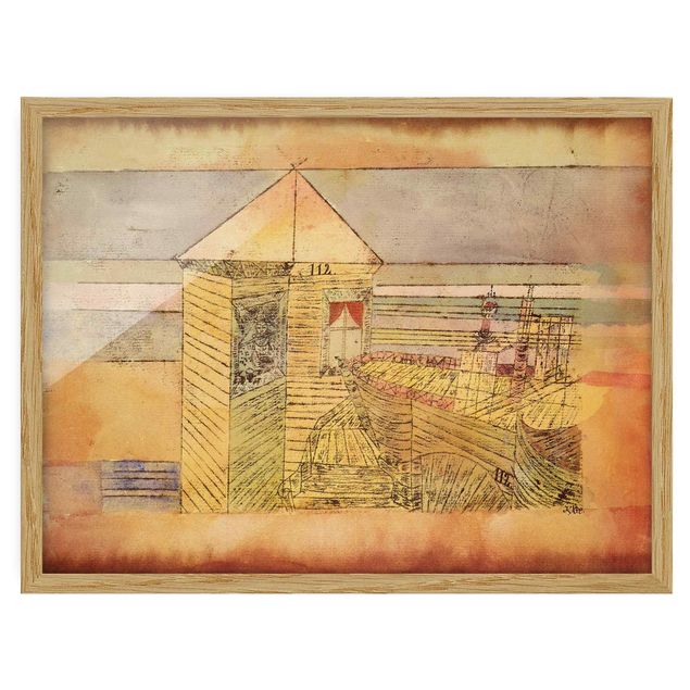 Poster con cornice - Paul Klee - Wonderful Landing - Orizzontale 3:4