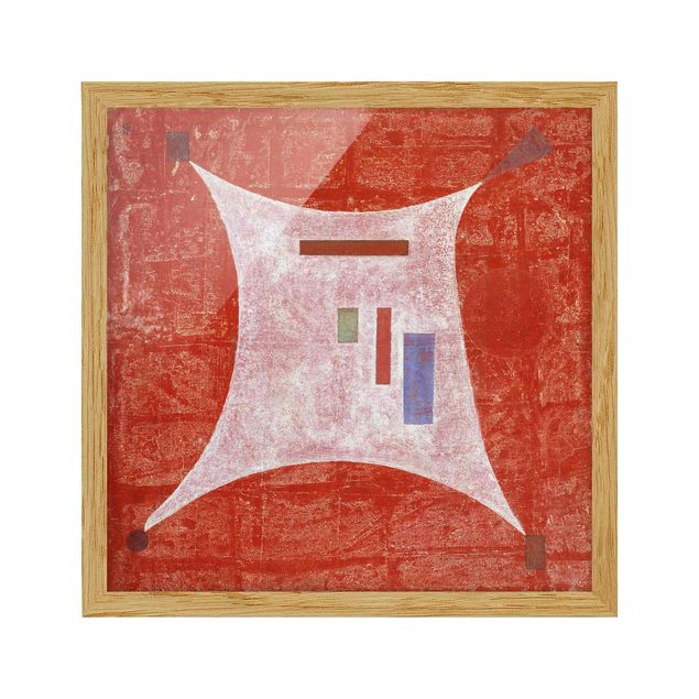 Poster con cornice - Wassily Kandinsky - Four Corners - Quadrato 1:1