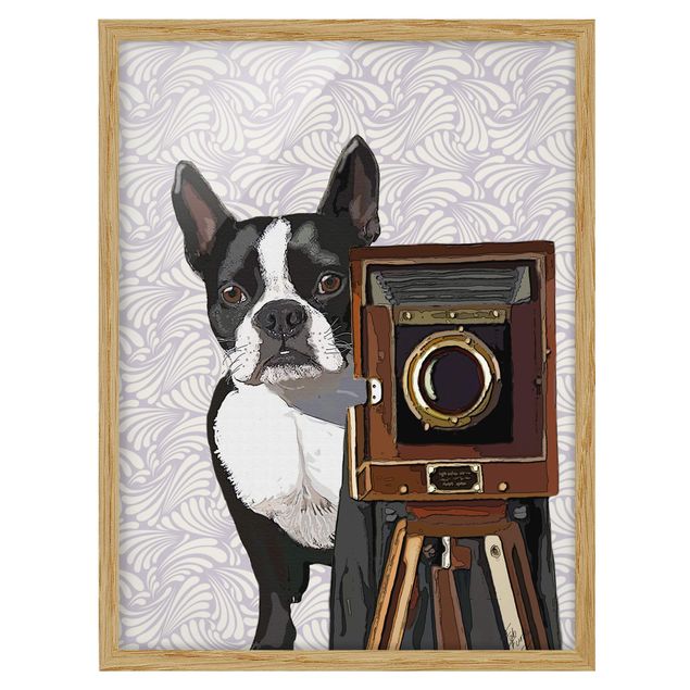 Poster con cornice - Wildlife Photographer Terrier - Verticale 4:3