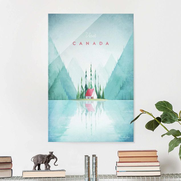 Lavagna magnetica vetro Poster di viaggio - Canada