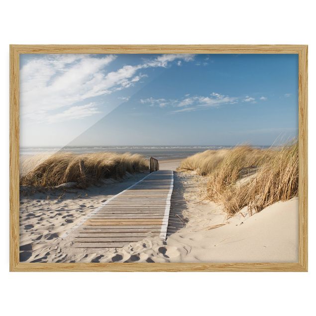 Poster con cornice - Baltic Sea Beach - Orizzontale 3:4