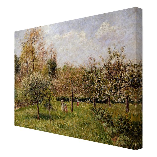 Quadri su tela - Camille Pissarro - Primavera a Eragny