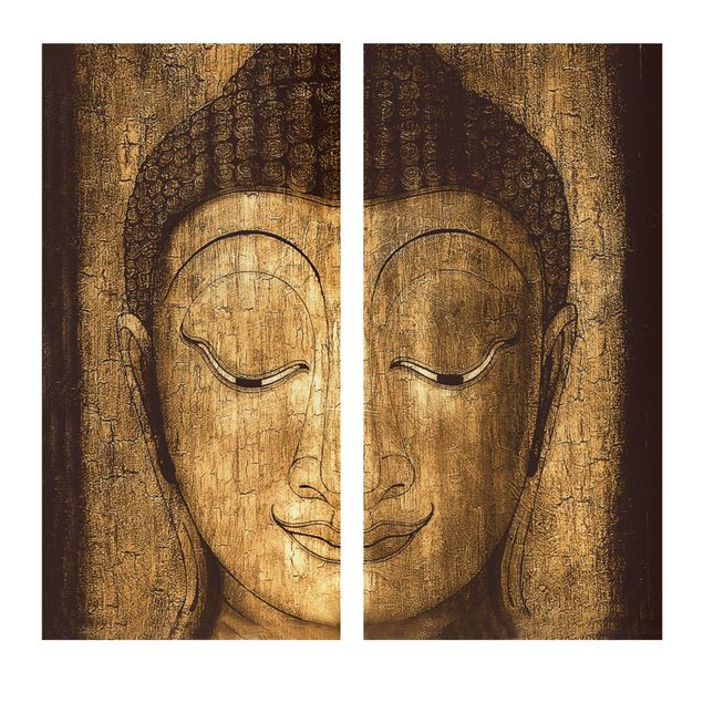 Stampa su tela 2 parti - Smiling Buddha - Verticale 2:1