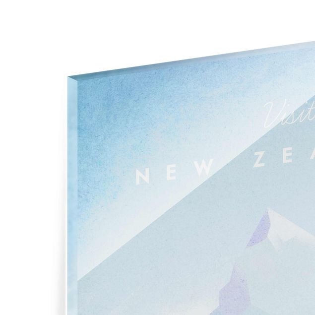 Quadro in vetro - Poster Viaggi - Nuova Zelanda - Verticale 3:2
