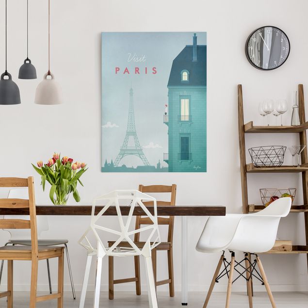 Riproduzione quadri su tela Poster di viaggio - Parigi