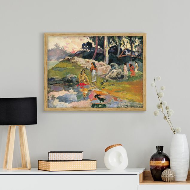 Poster con cornice - Paul Gauguin - Riverside - Orizzontale 3:4