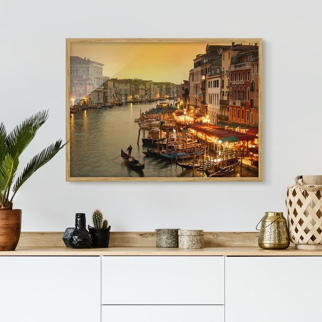 Poster con cornice - Grand Canal Of Venice - Orizzontale 3:4