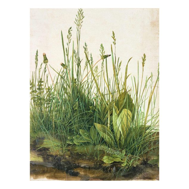 Quadro in vetro - Albrecht Durer - The Great Lawn - Verticale 4:3