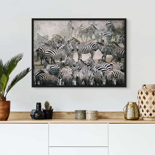 quadro astratto Branco di zebre