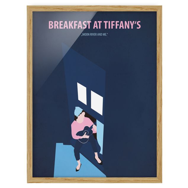 Poster con cornice - Poster di film Colazione da Tiffany - Verticale 4:3