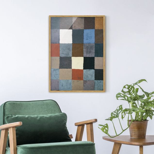 Astrattismo Paul Klee - Carta dei colori (su grigio)